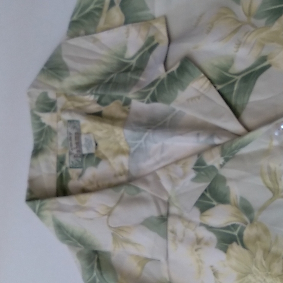 Tommy Bahama Men Hawaiian All Over Print Short Sleeve Casual Shirt Sz Large - Picture 3 of 4